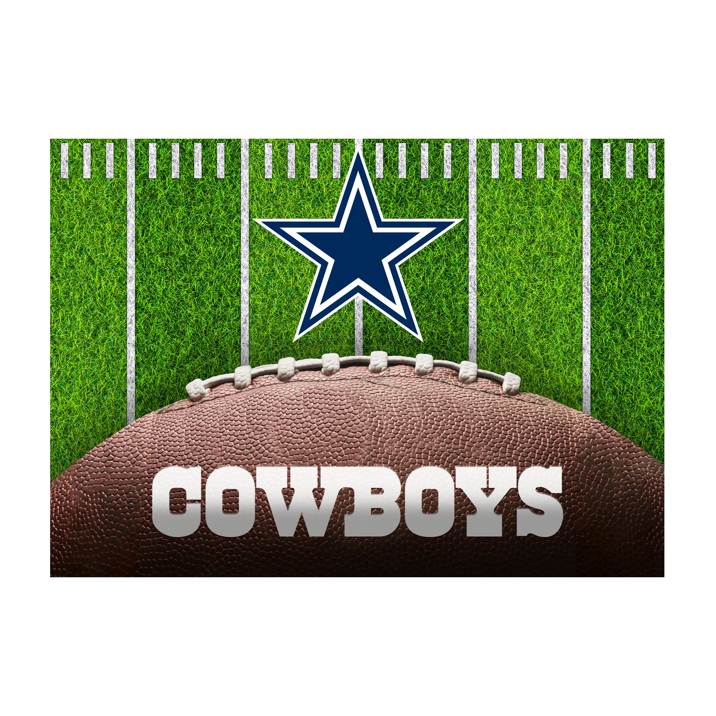 NFL Licensed 5x7 Football Field Area Rugs - Image 4