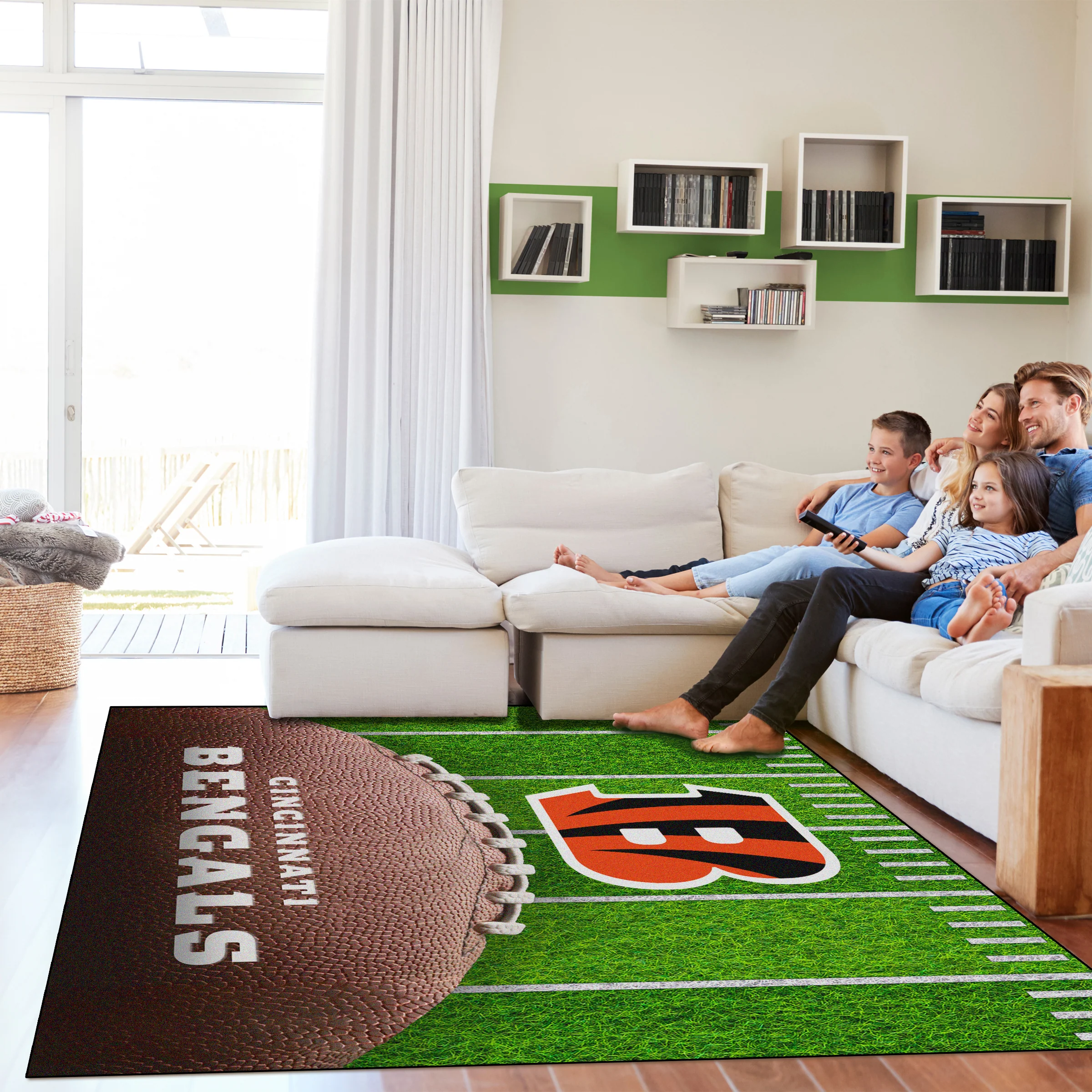 NFL Licensed 5x7 Football Field Area Rugs - Image 42