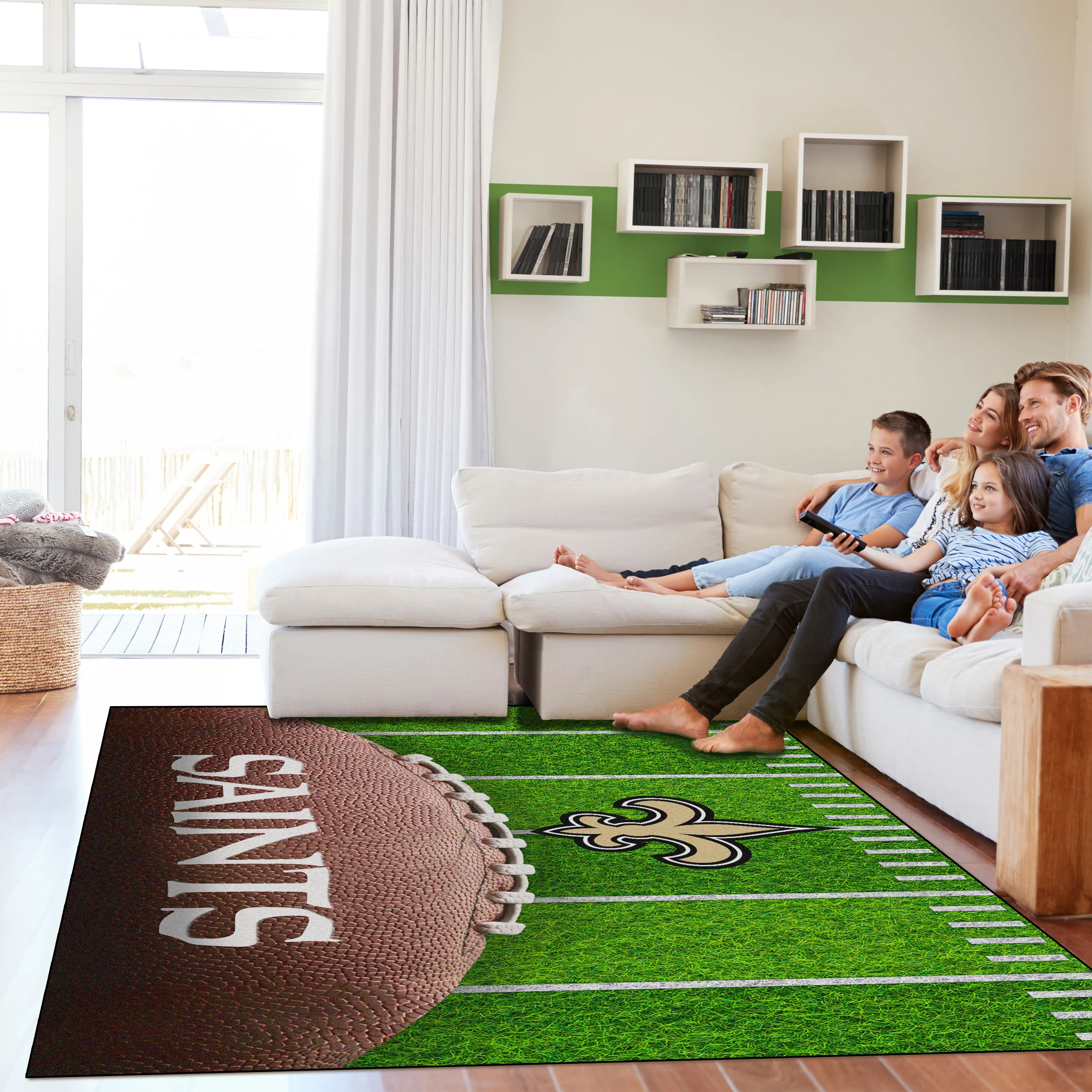 NFL Licensed 5x7 Football Field Area Rugs - Image 45