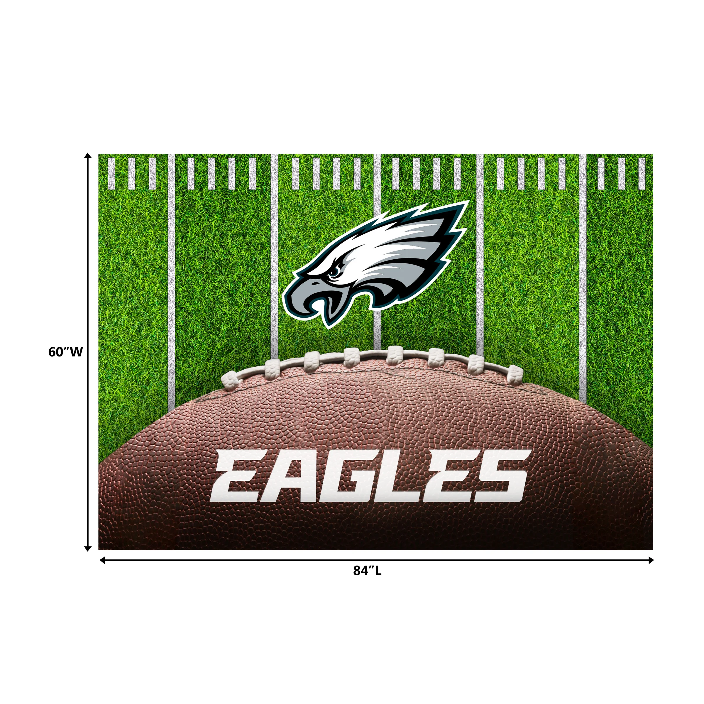 NFL Licensed 5x7 Football Field Area Rugs - Image 47