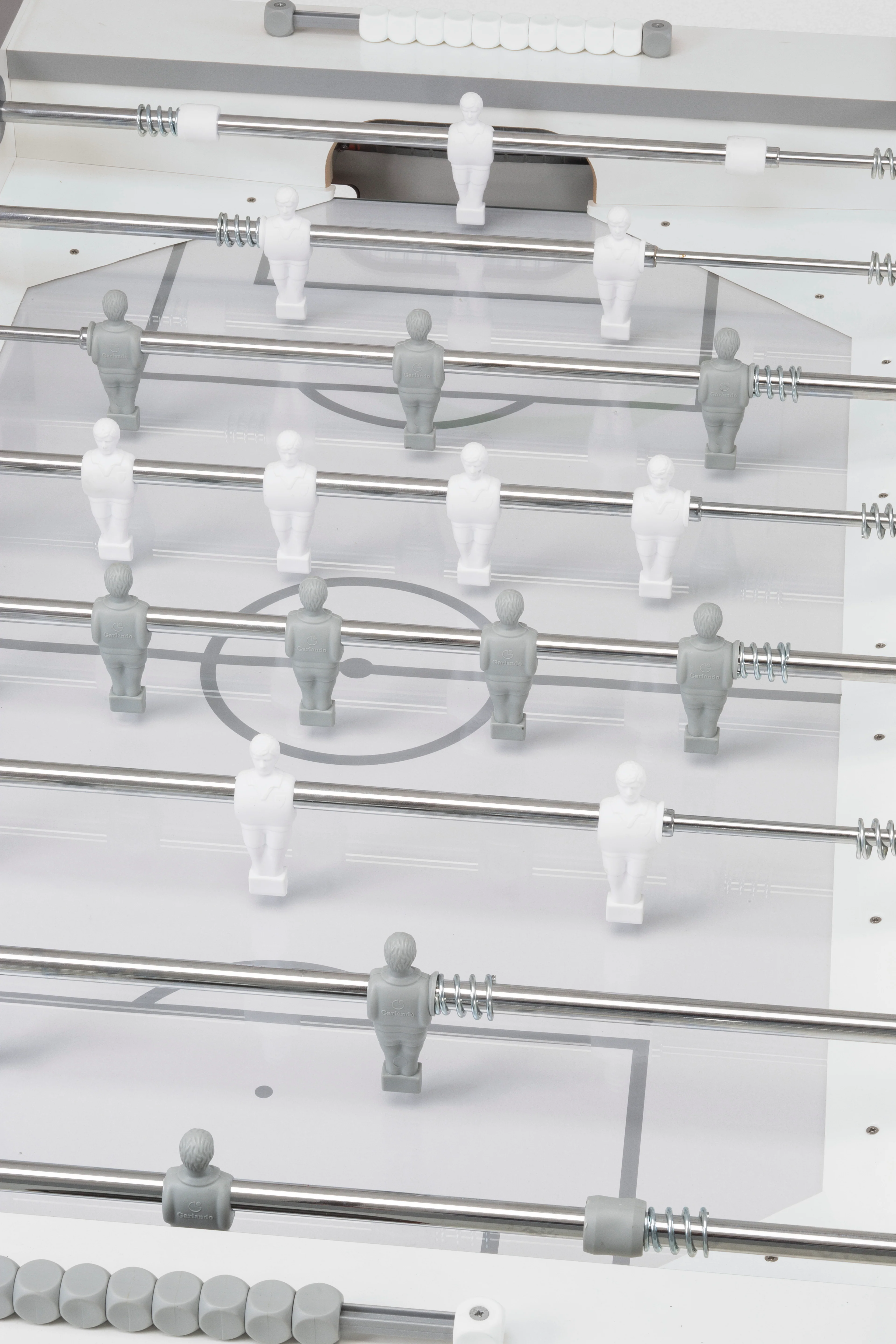 Garlando G-500 Indoor Foosball Table White - Image 4