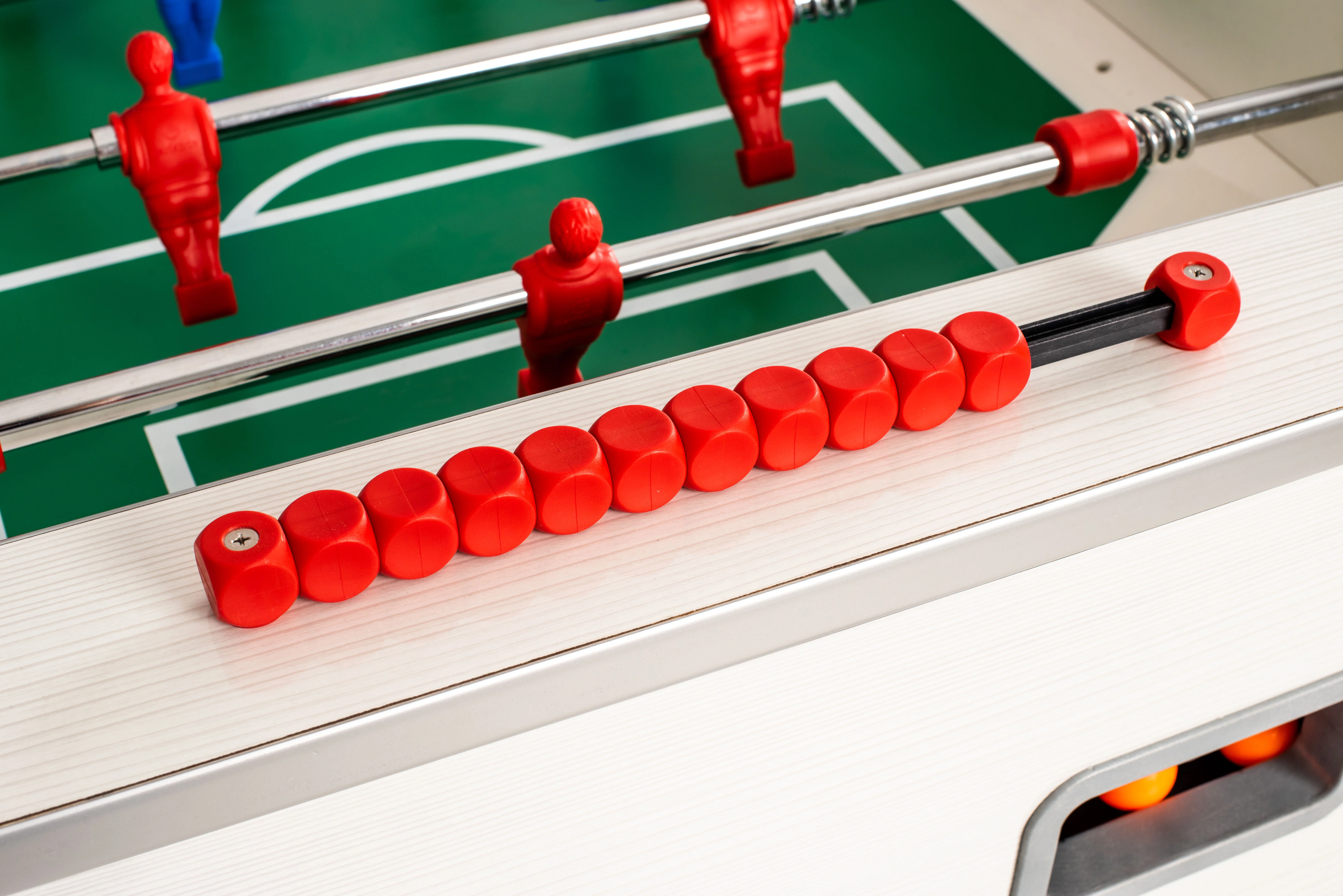 Garlando G-500 Outdoor Foosball Table (White) - Image 4