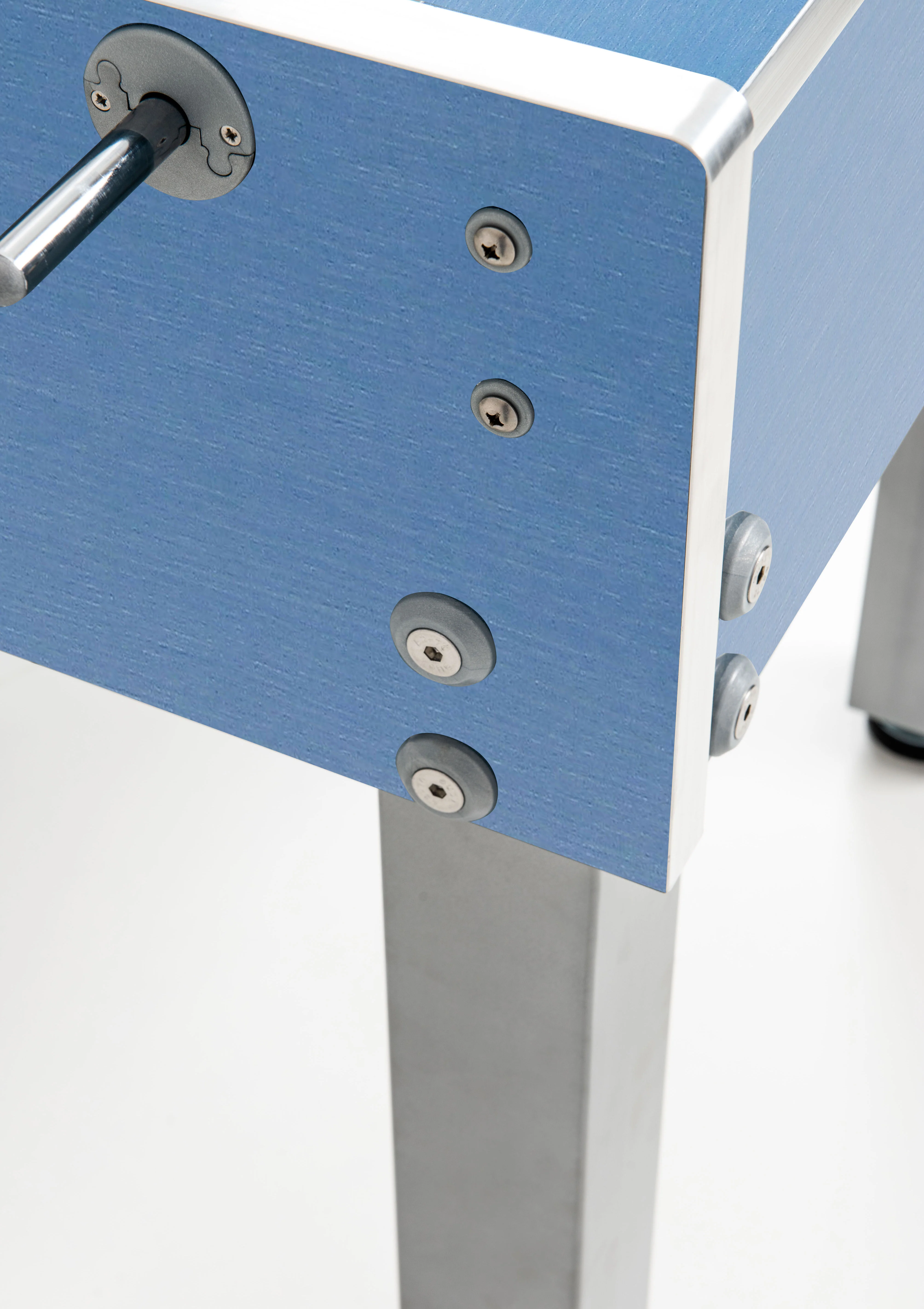 Garlando G-500 Outdoor Foosball Table (Blue) - Image 6