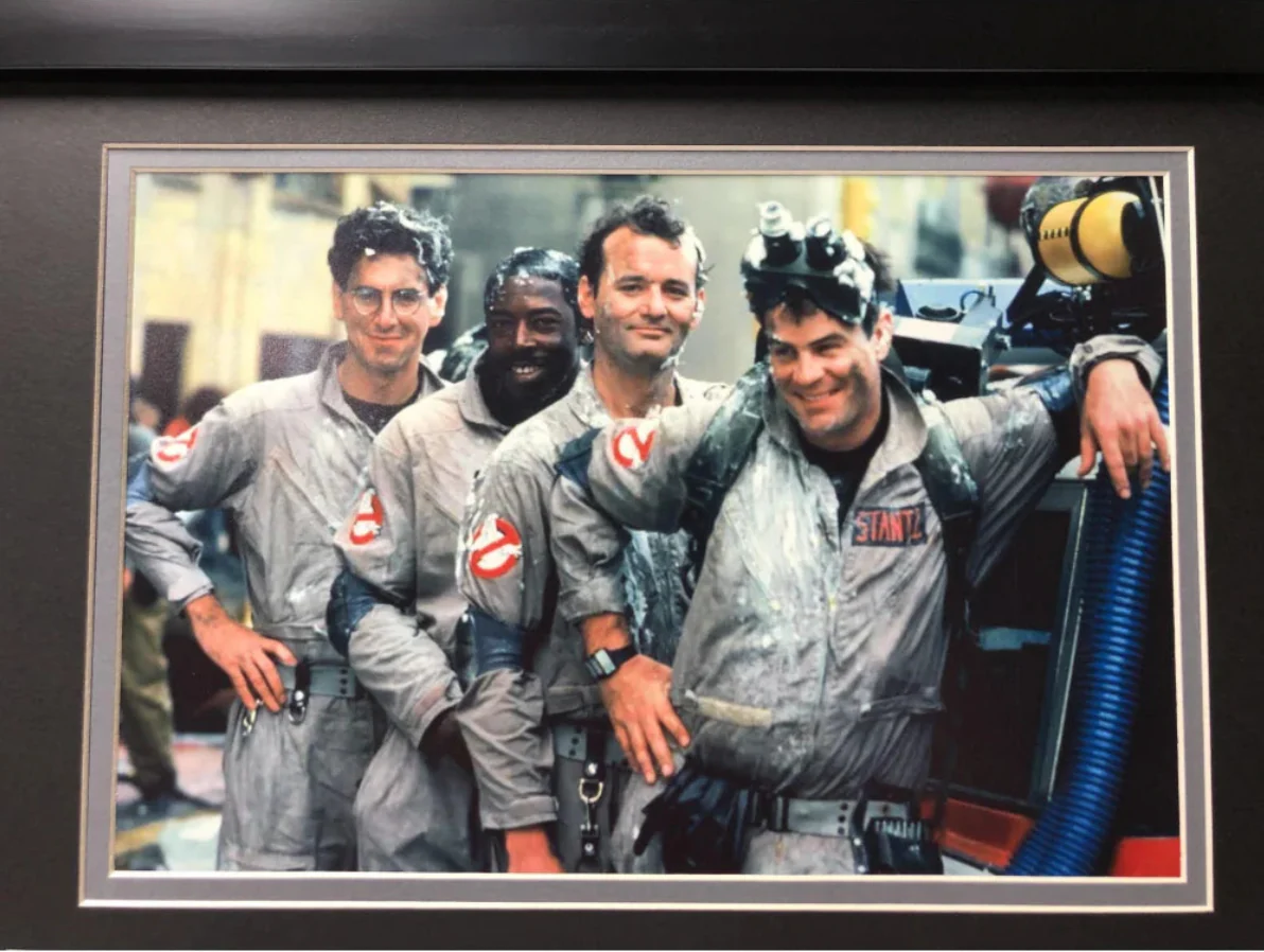"Ghostbusters" Dan Aykroyd Movie Car License Plate Framed Collage - Image 3