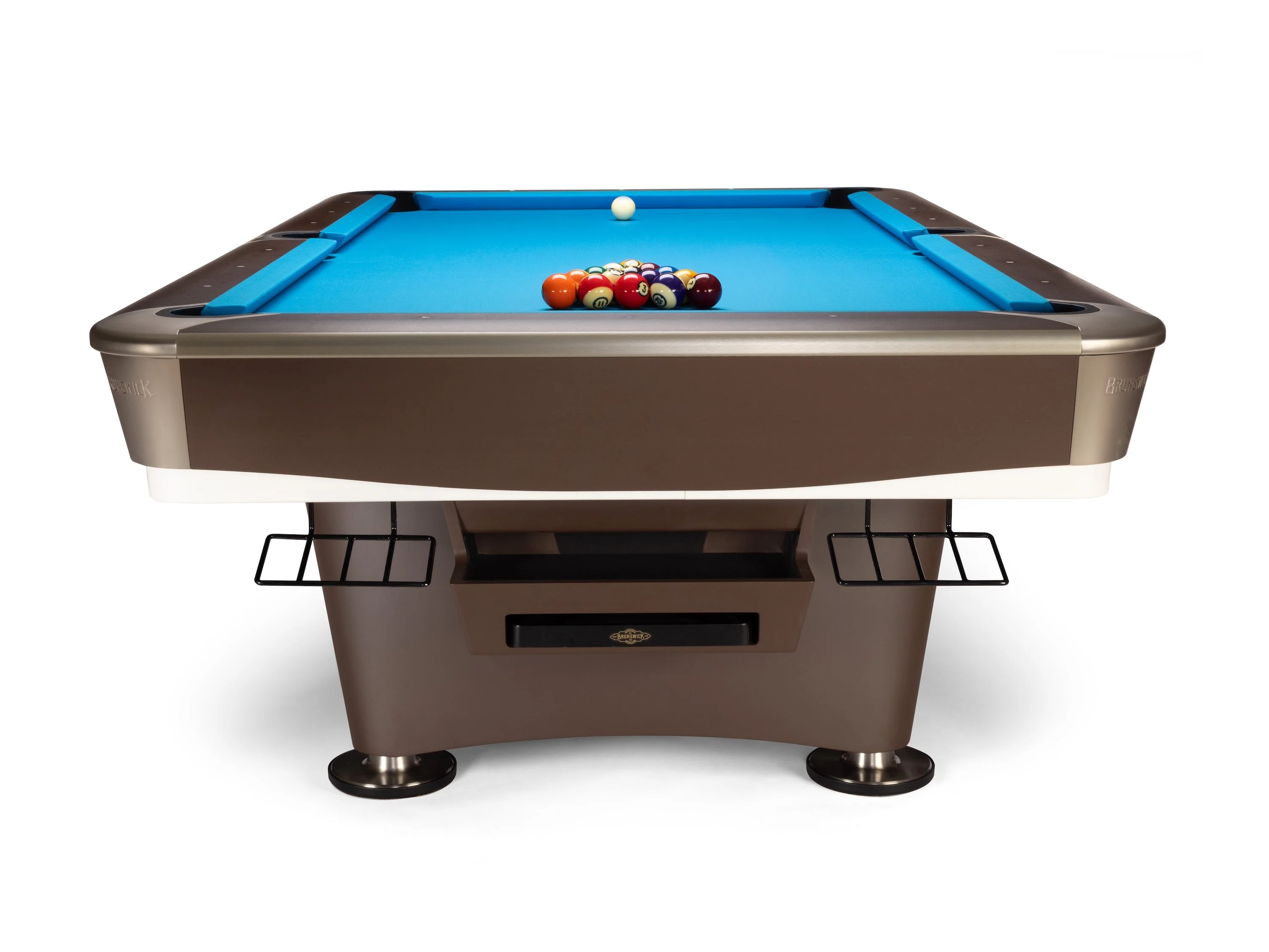 Gold Crown VII 8' Pool Table - Classic Brown - Image 7