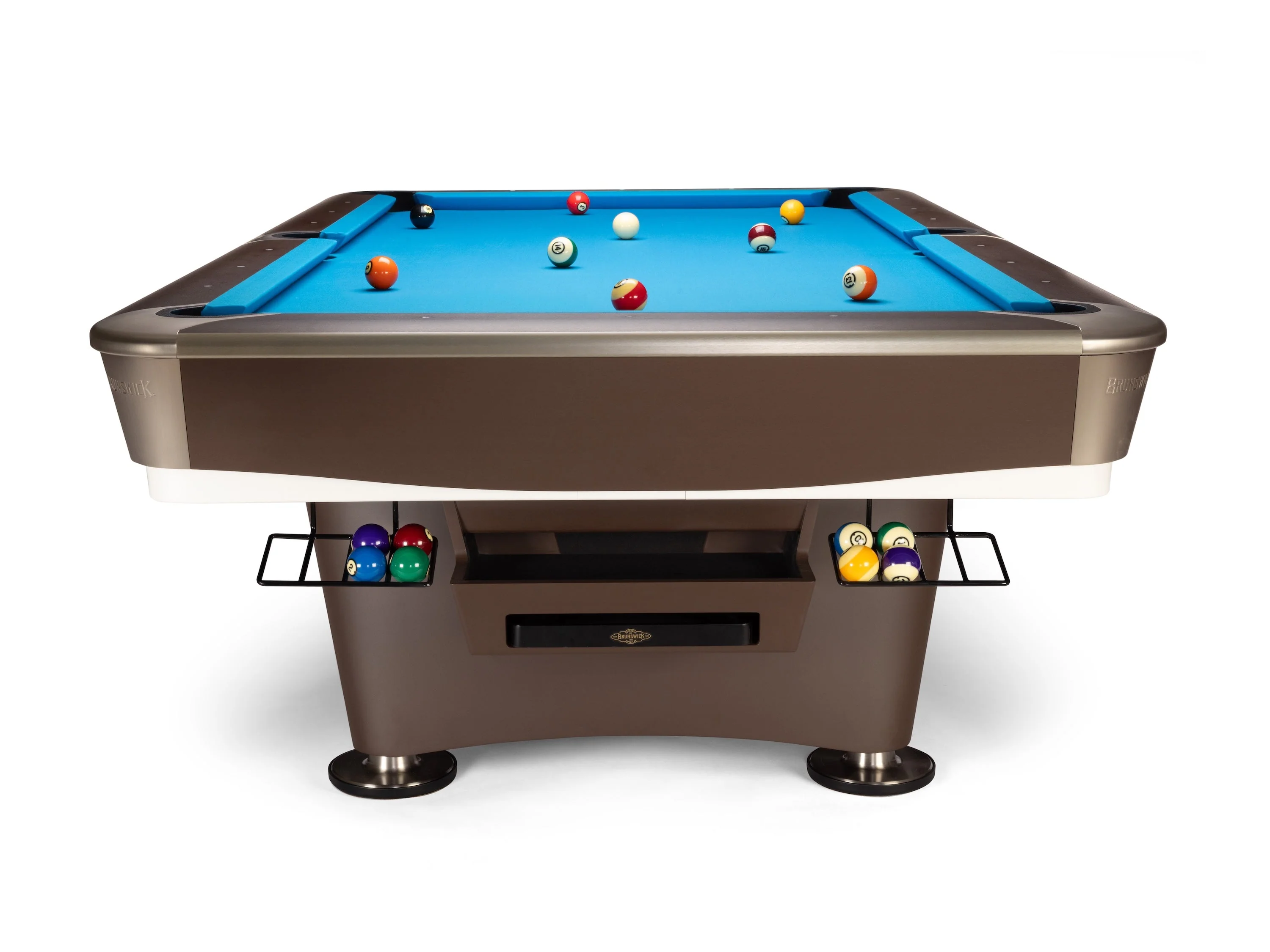 Gold Crown VII 8' Pool Table - Classic Brown - Image 8