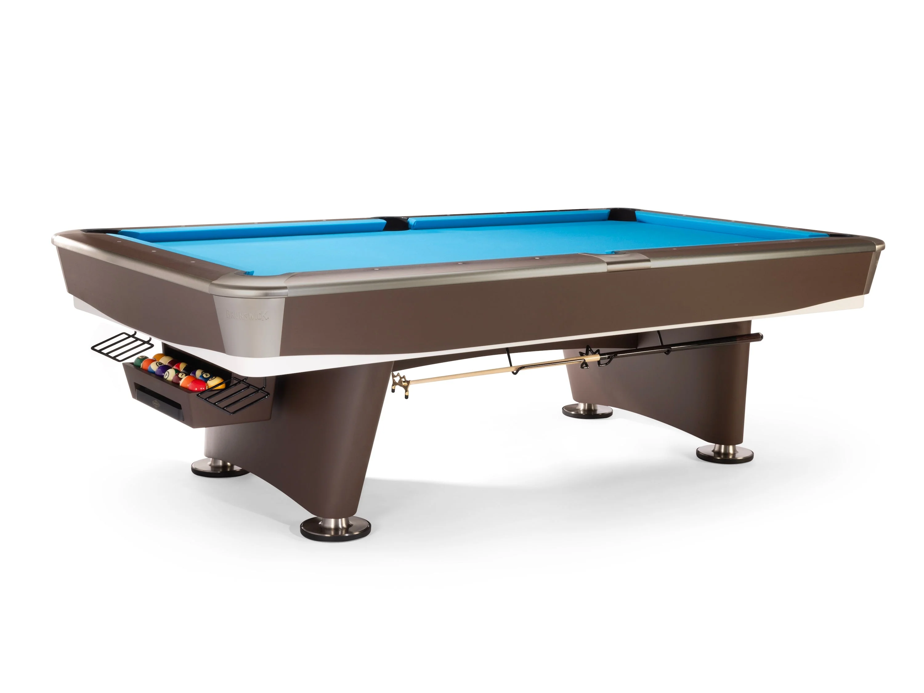 Gold Crown VII 8' Pool Table - Classic Brown - Image 9