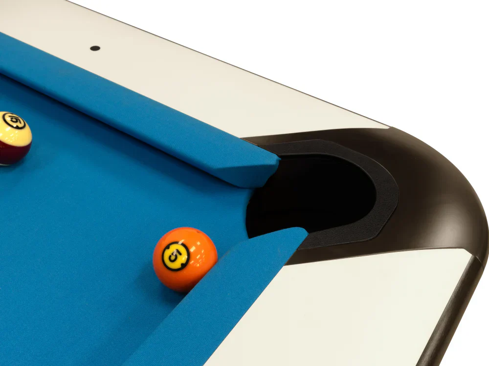 Gold Crown VII 8' Pool Table - Modern White - Image 2