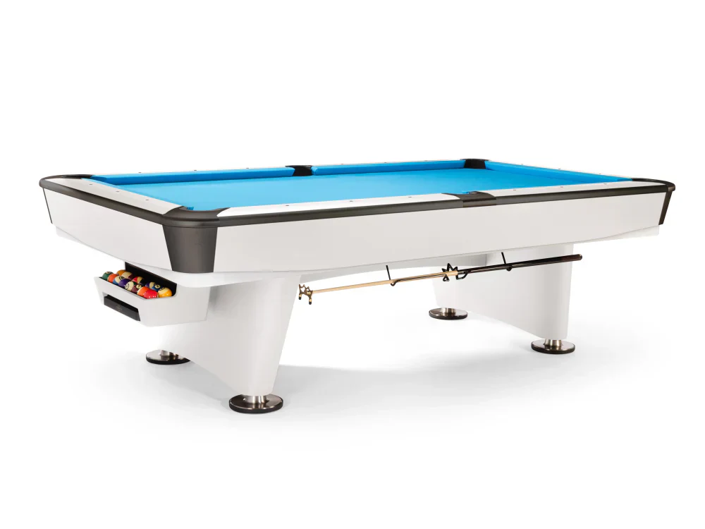 Gold Crown VII 8' Pool Table - Modern White - Image 5