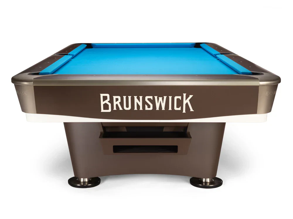 Gold Crown VII 9' Pool Table - Classic Brown - Image 3