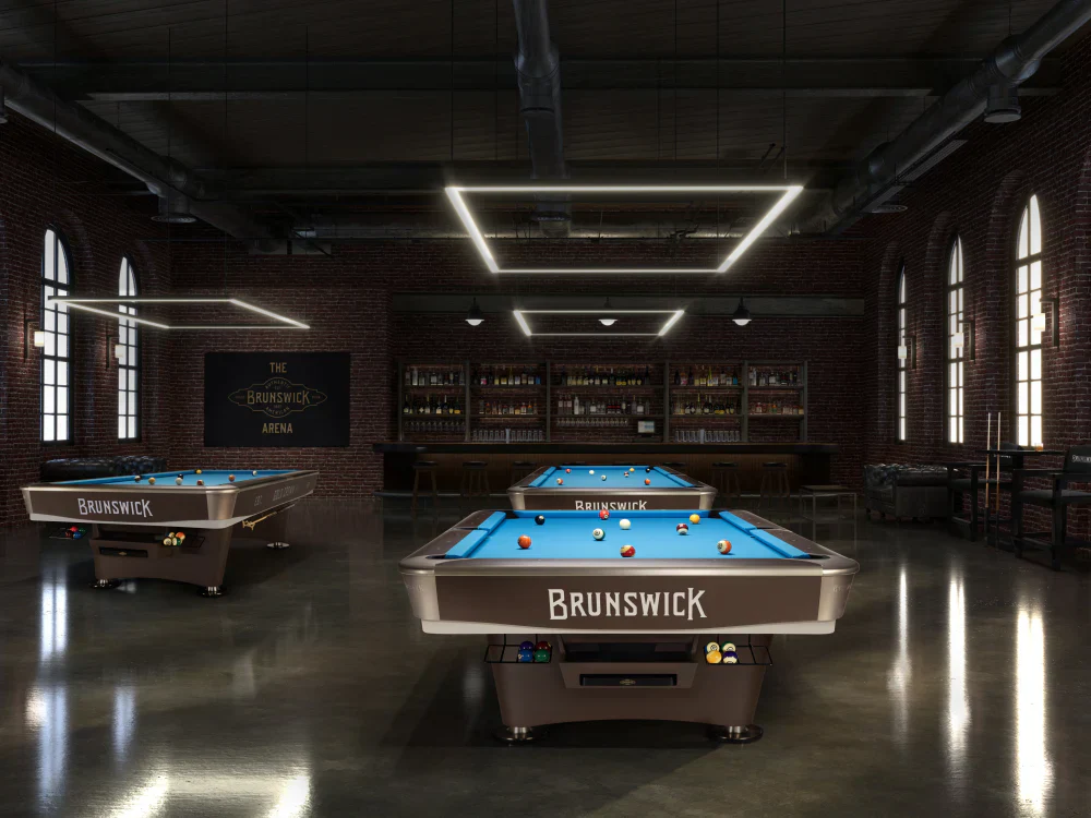 Gold Crown VII 9' Pool Table - Classic Brown - Image 5