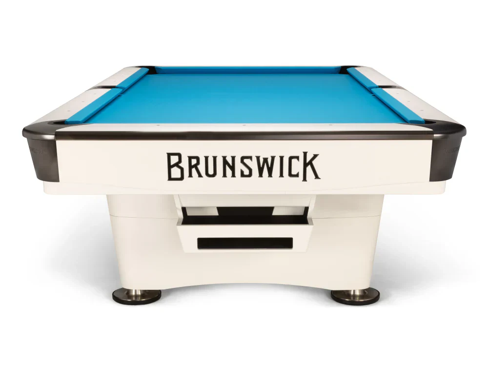 Gold Crown VII 9' Pool Table - Modern White - Image 4