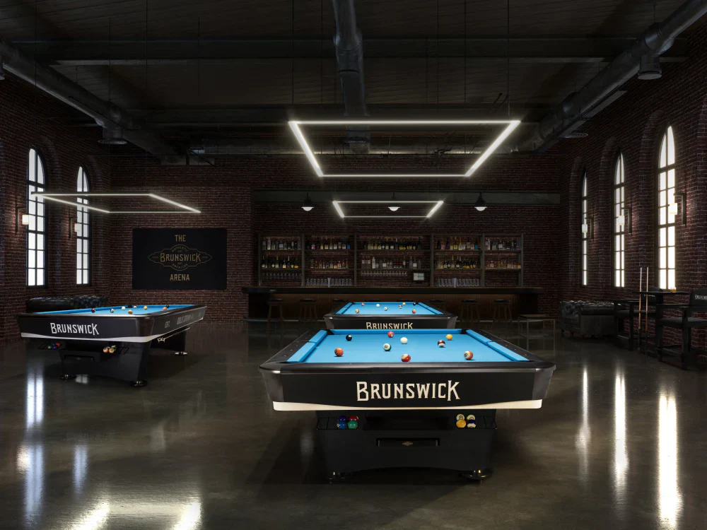 Gold Crown VII 9' Pool Table - Tournament Black - Image 6