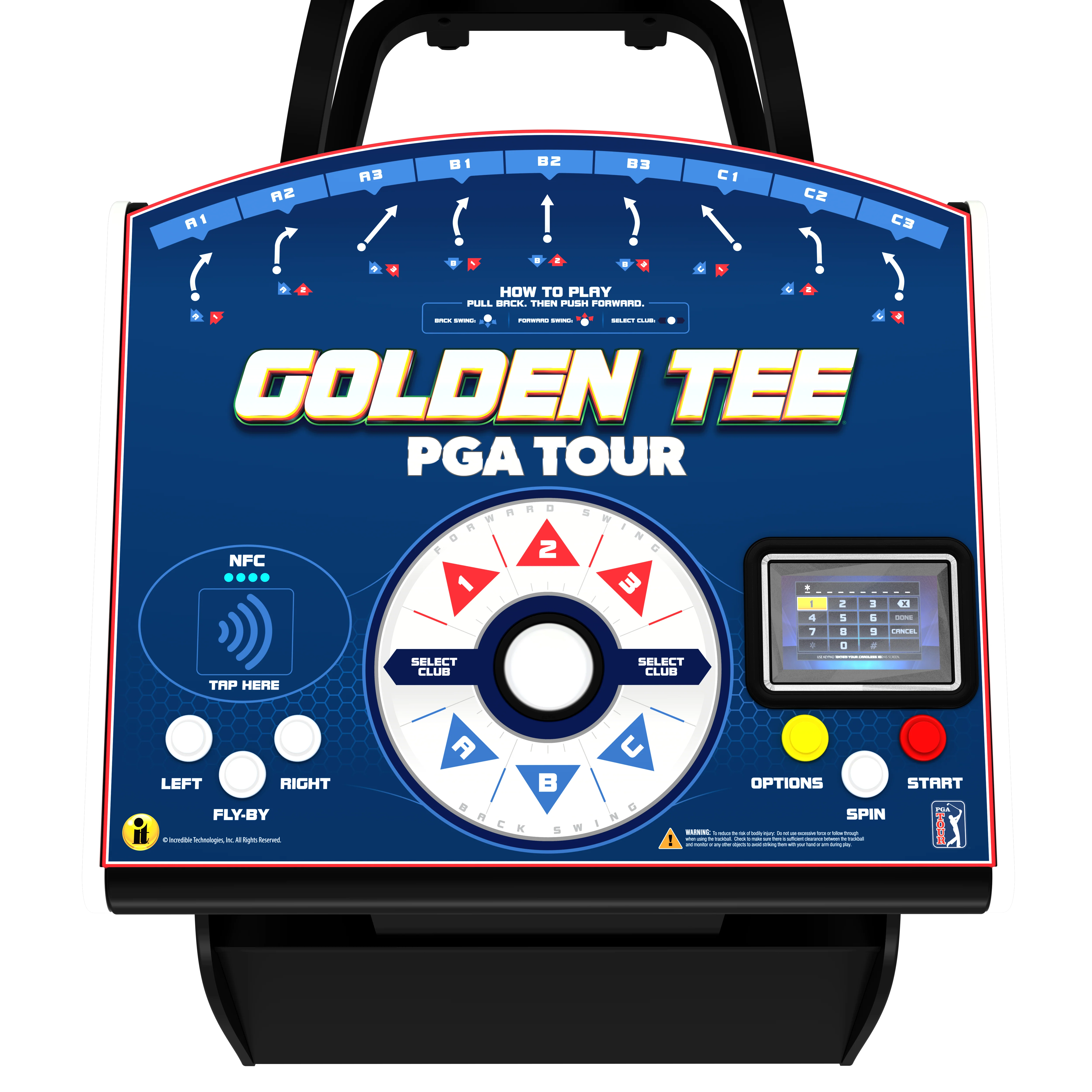 Golden Tee PGA TOUR Showpiece PRO w/ Stand - Image 2
