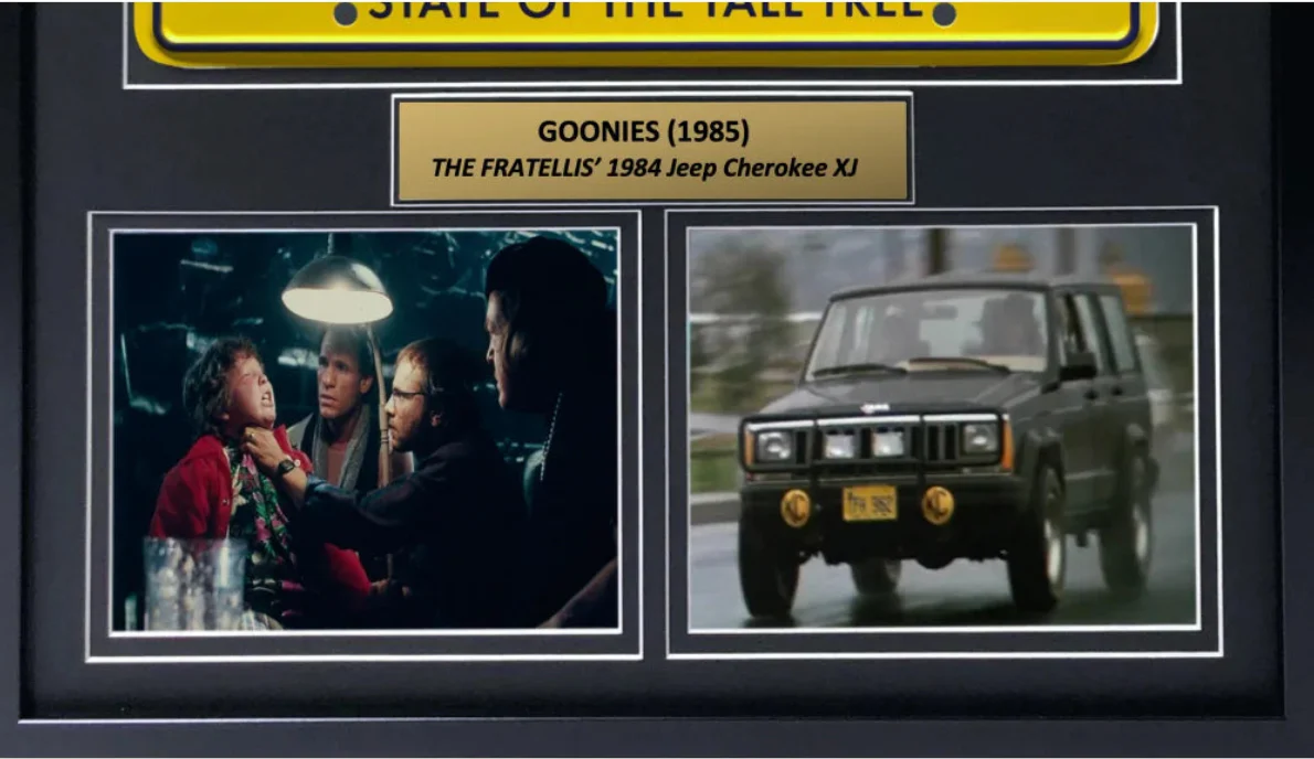 "Goonies" Fratellis Movie Car License Plate Framed Collage - Image 5