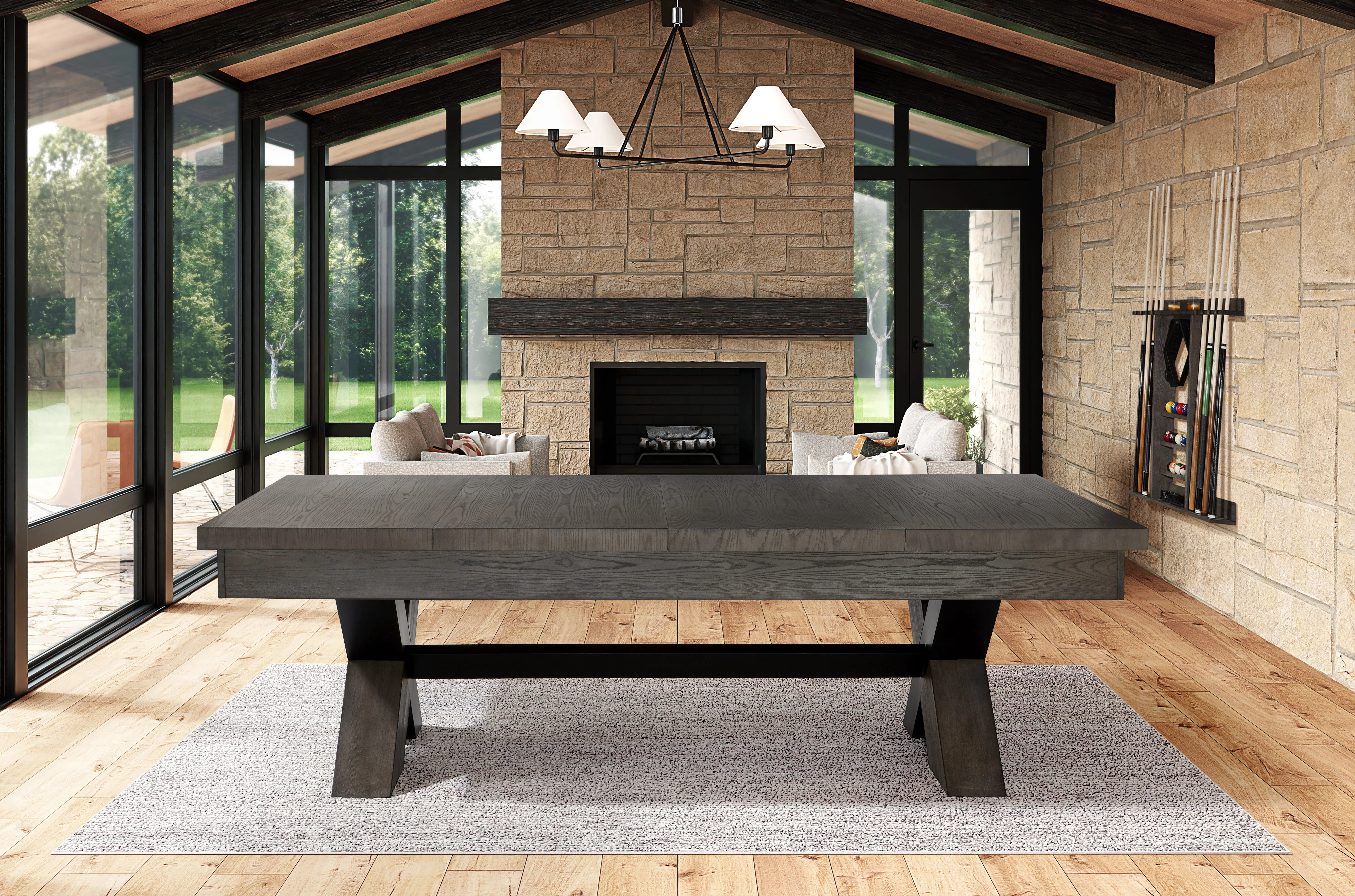 Halifax 8' Pool Table - Charcoal - Image 16