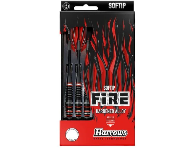 Harrows Fire Alloy Soft Tip Dart Set - Image 2