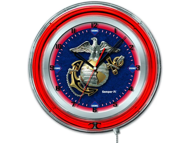 Military Licensed 19" Neon Clock - Image 4