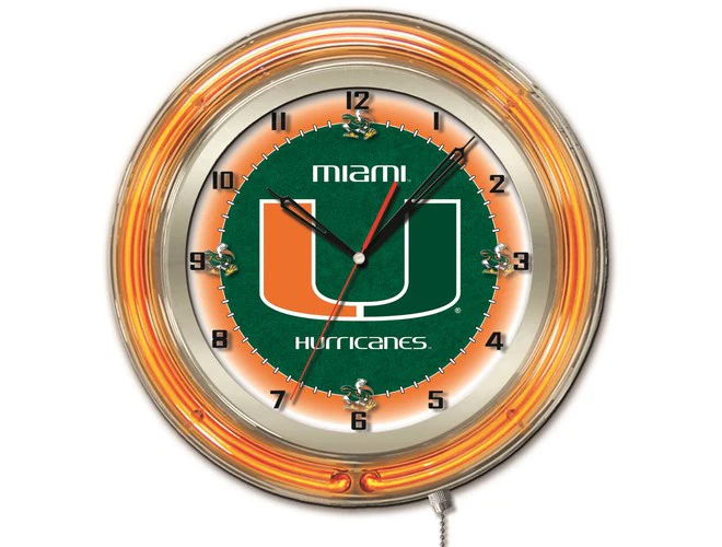 NCAA Licensed 19" Neon Clock - Image 14