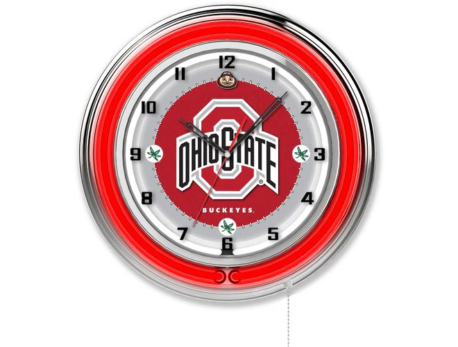 NCAA Licensed 19" Neon Clock - Image 26