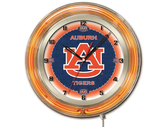 NCAA Licensed 19" Neon Clock - Image 3