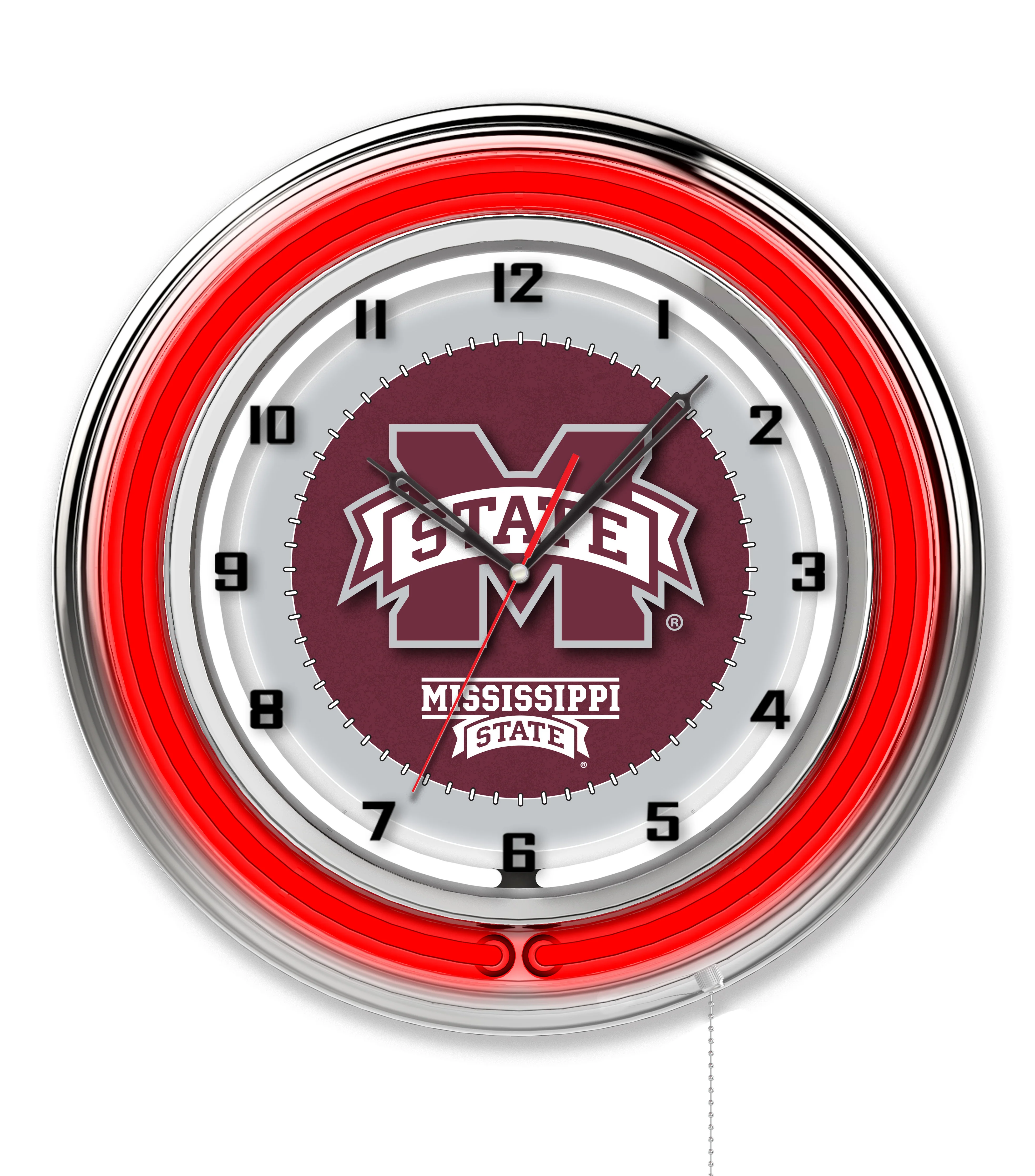 NCAA Licensed 19" Neon Clock - Image 39