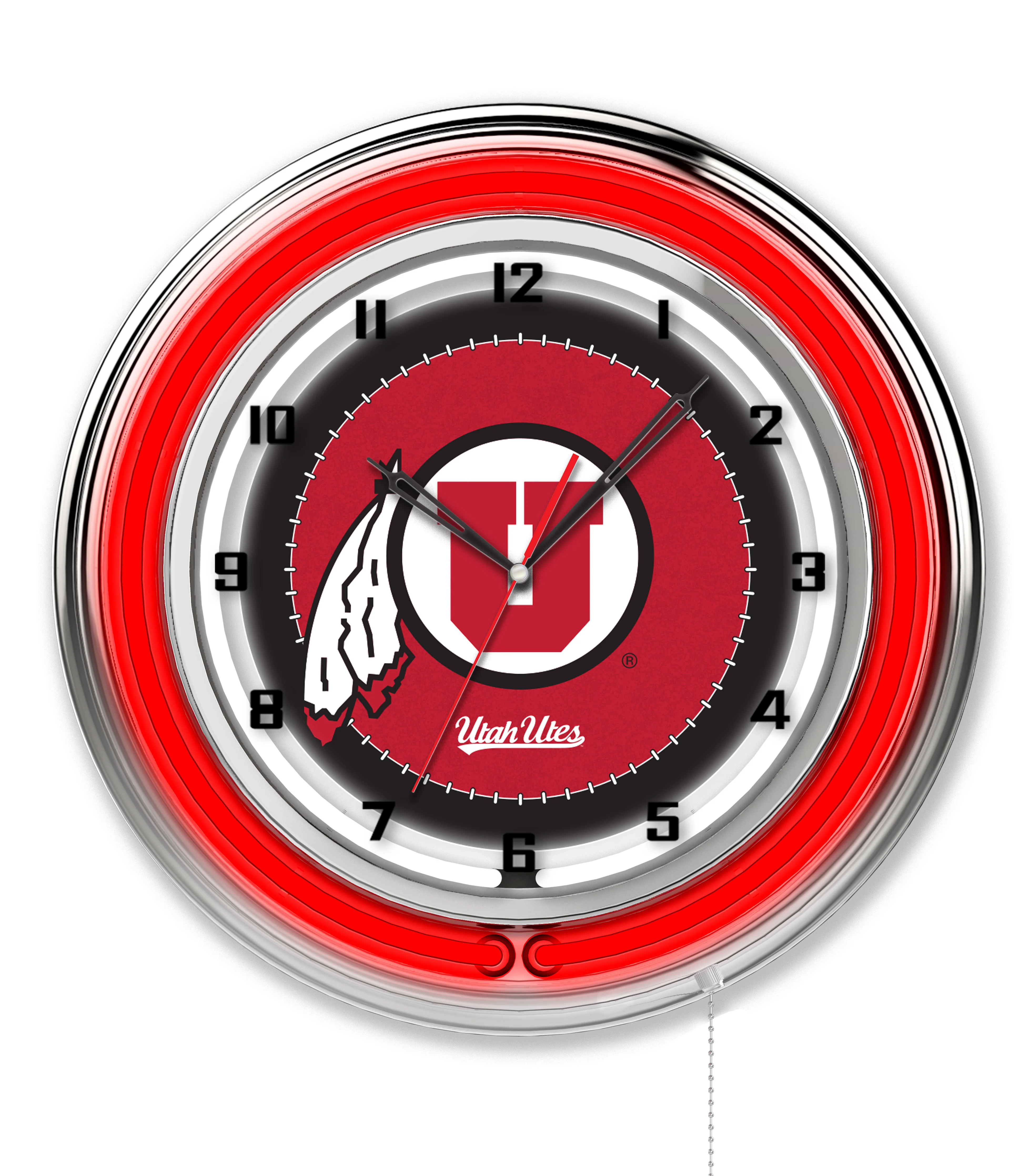 NCAA Licensed 19" Neon Clock - Image 44
