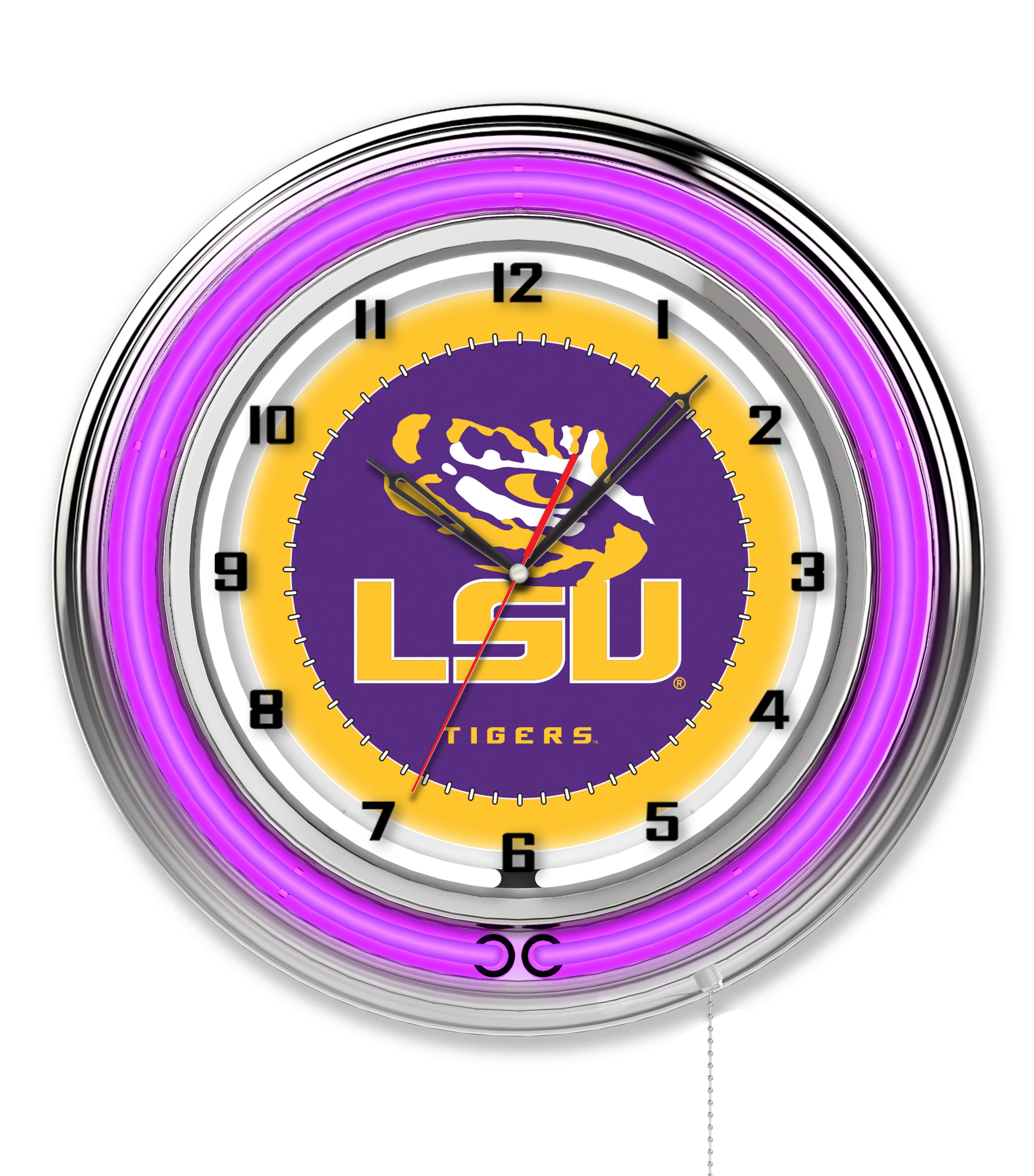 NCAA Licensed 19" Neon Clock - Image 47
