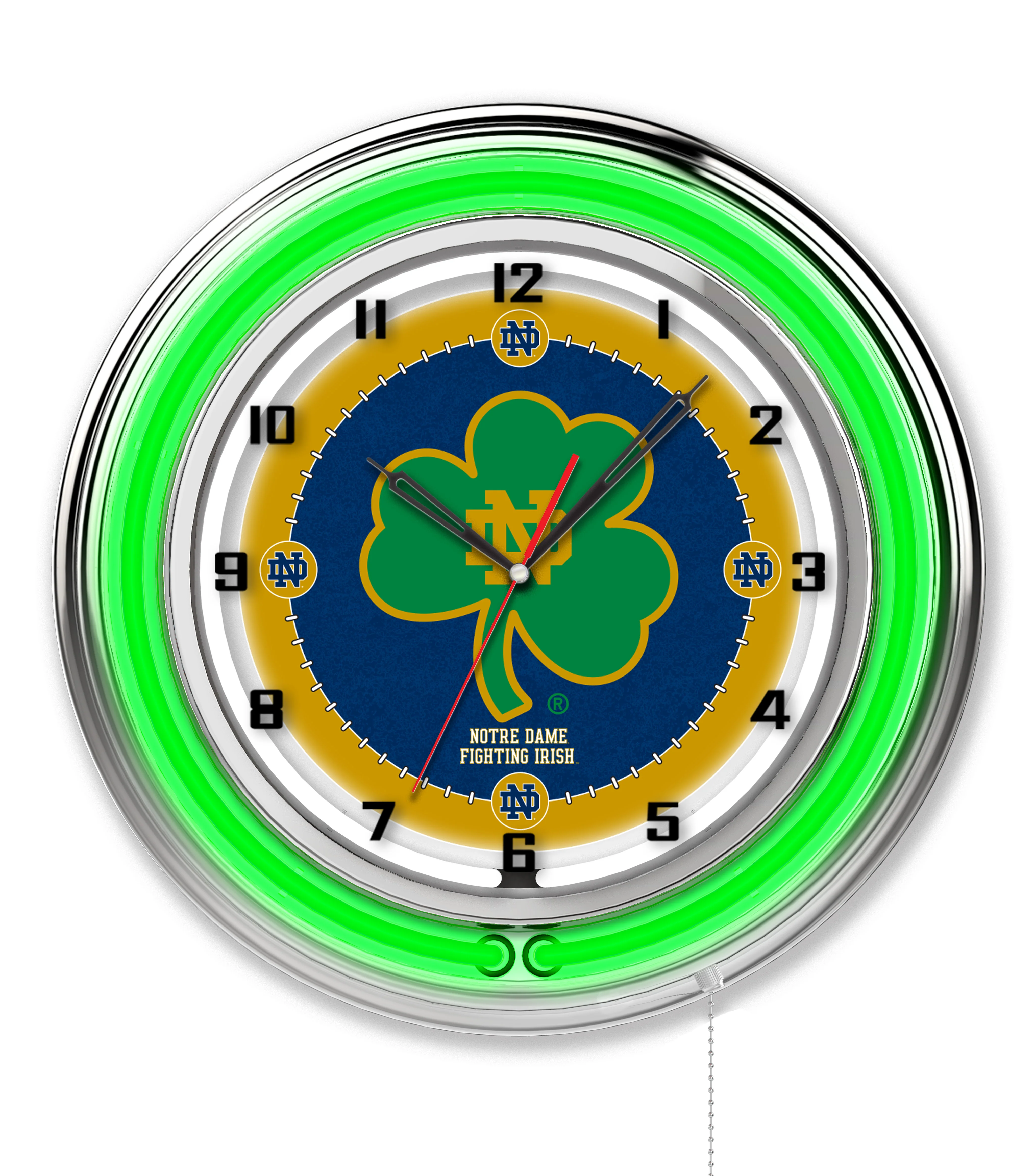 NCAA Licensed 19" Neon Clock - Image 49