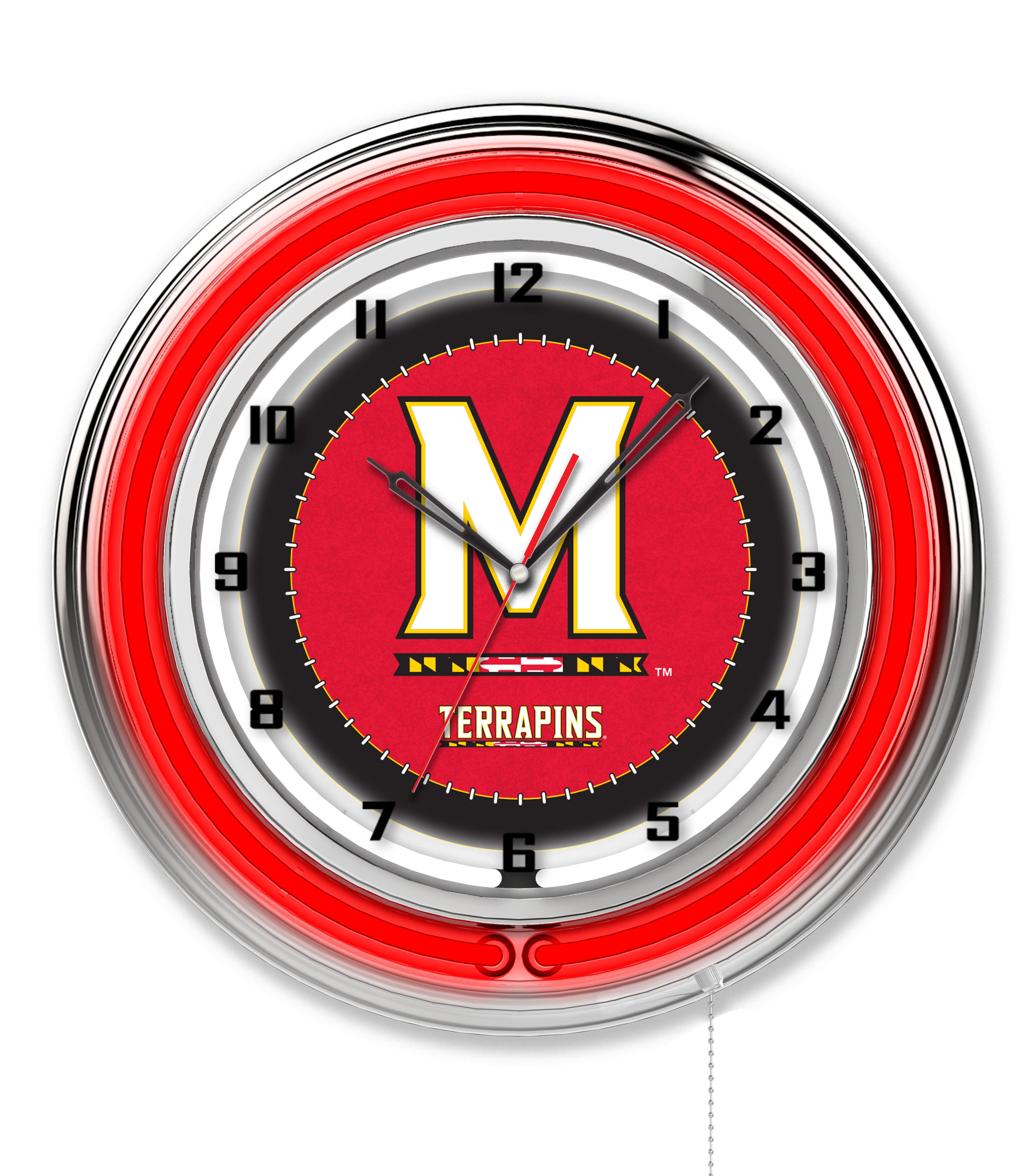 NCAA Licensed 19" Neon Clock - Image 62