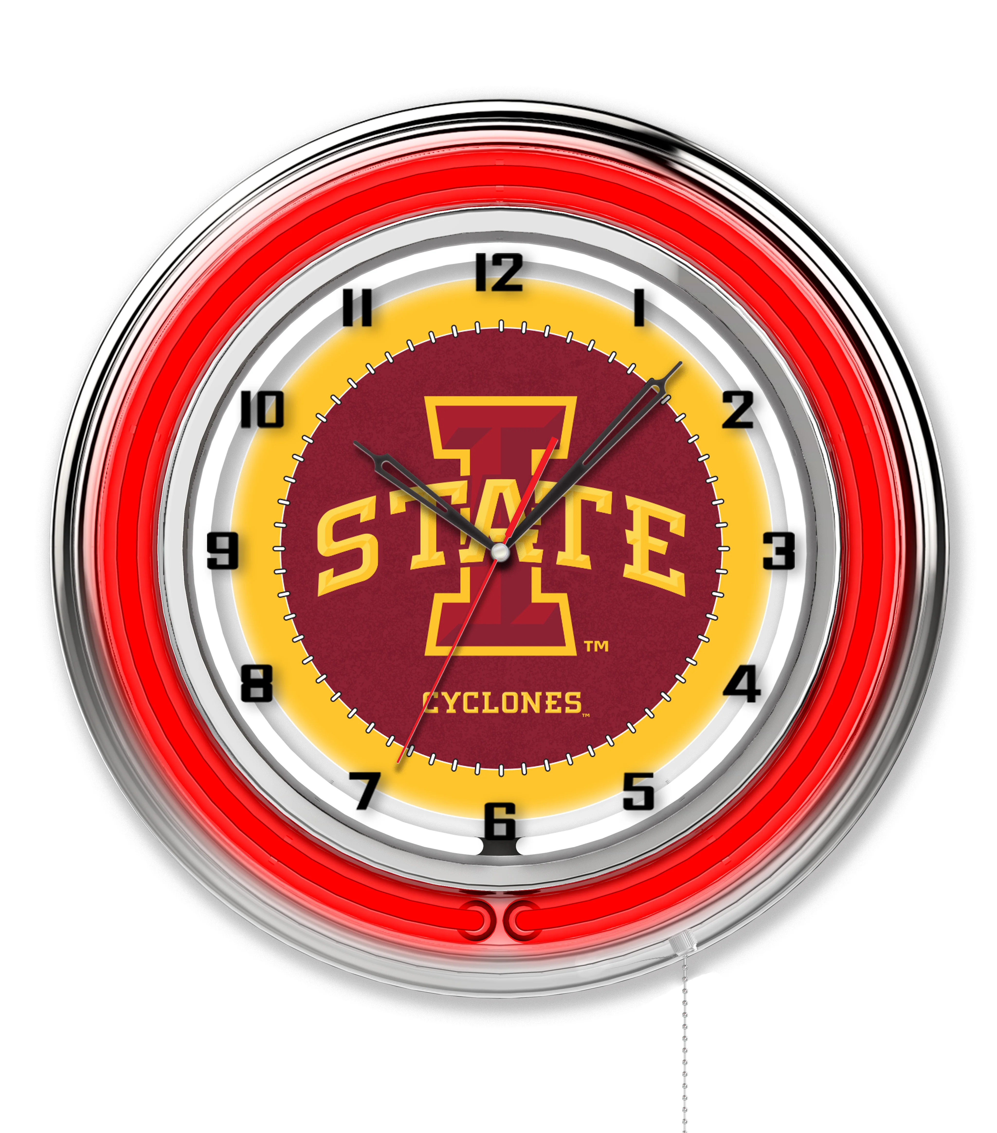 NCAA Licensed 19" Neon Clock - Image 65