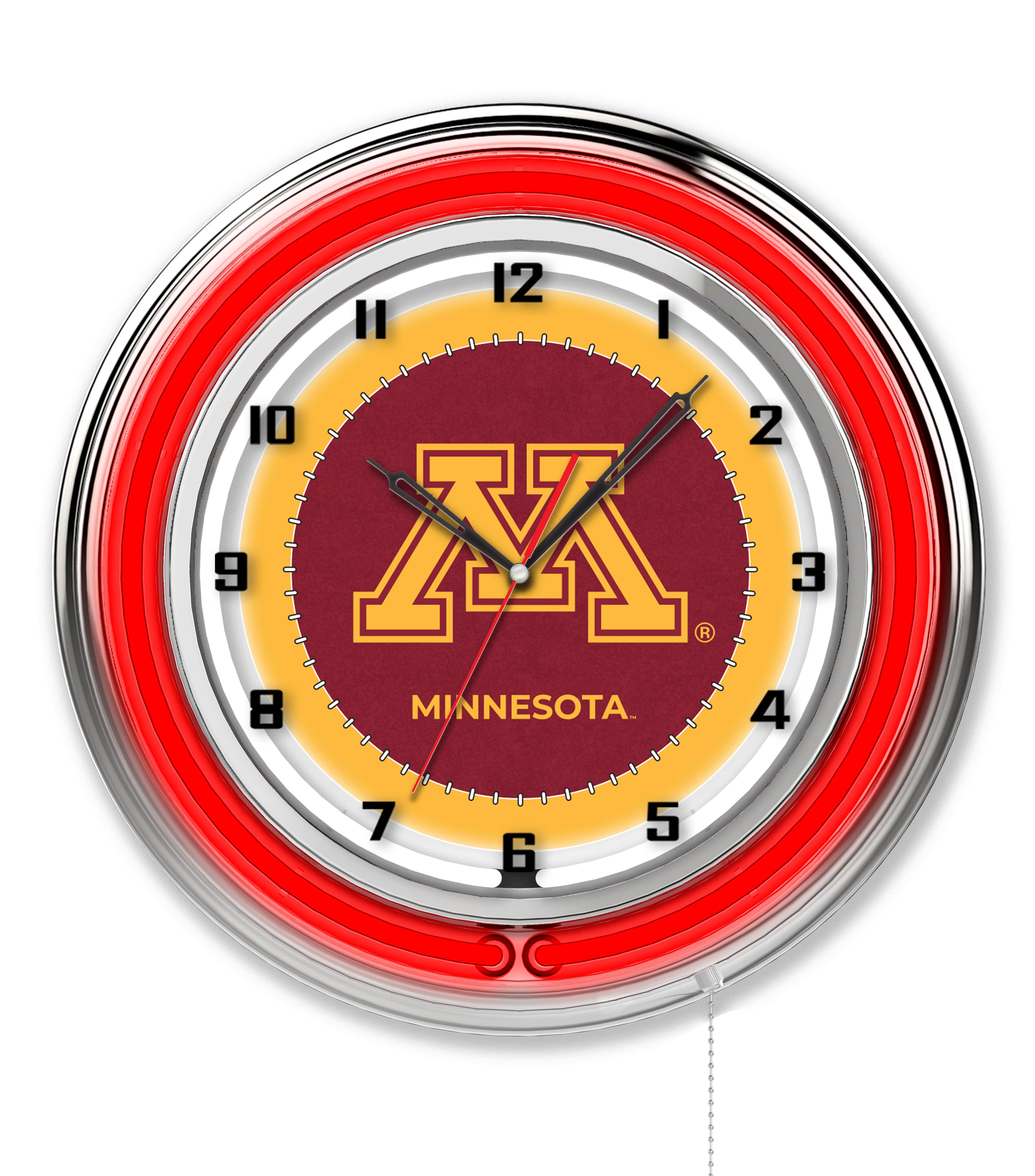 NCAA Licensed 19" Neon Clock - Image 66