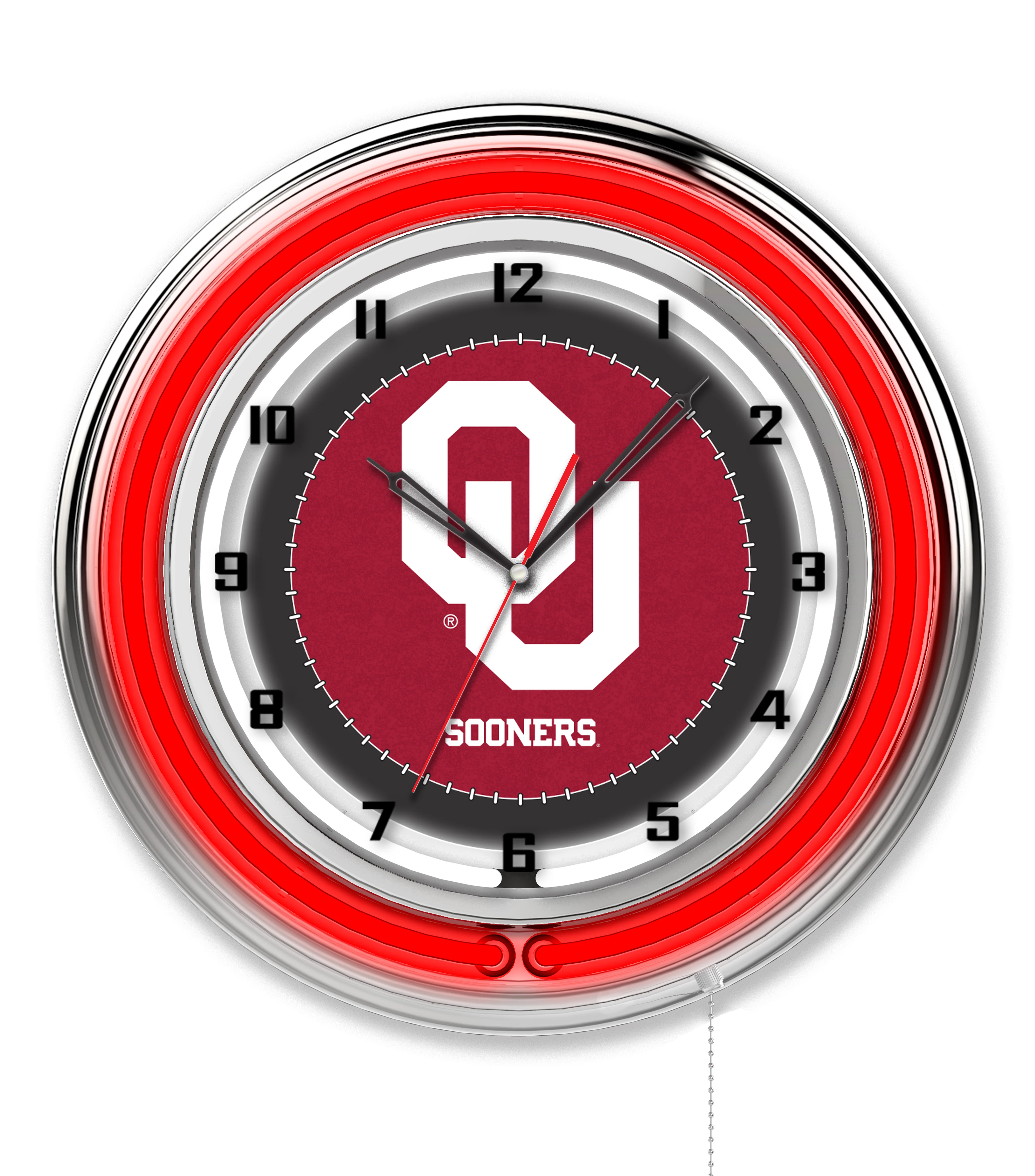 NCAA Licensed 19" Neon Clock - Image 68