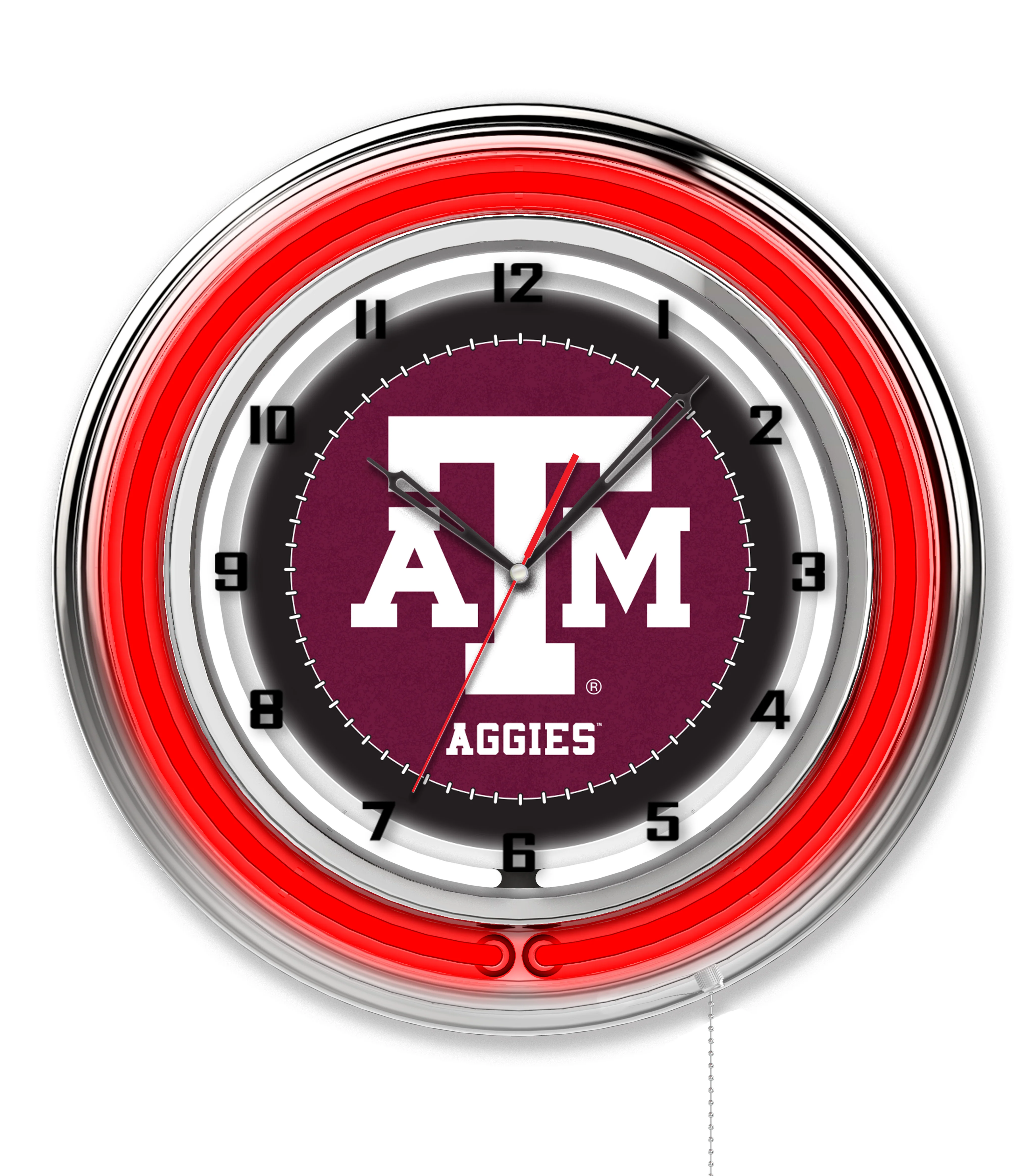 NCAA Licensed 19" Neon Clock - Image 71