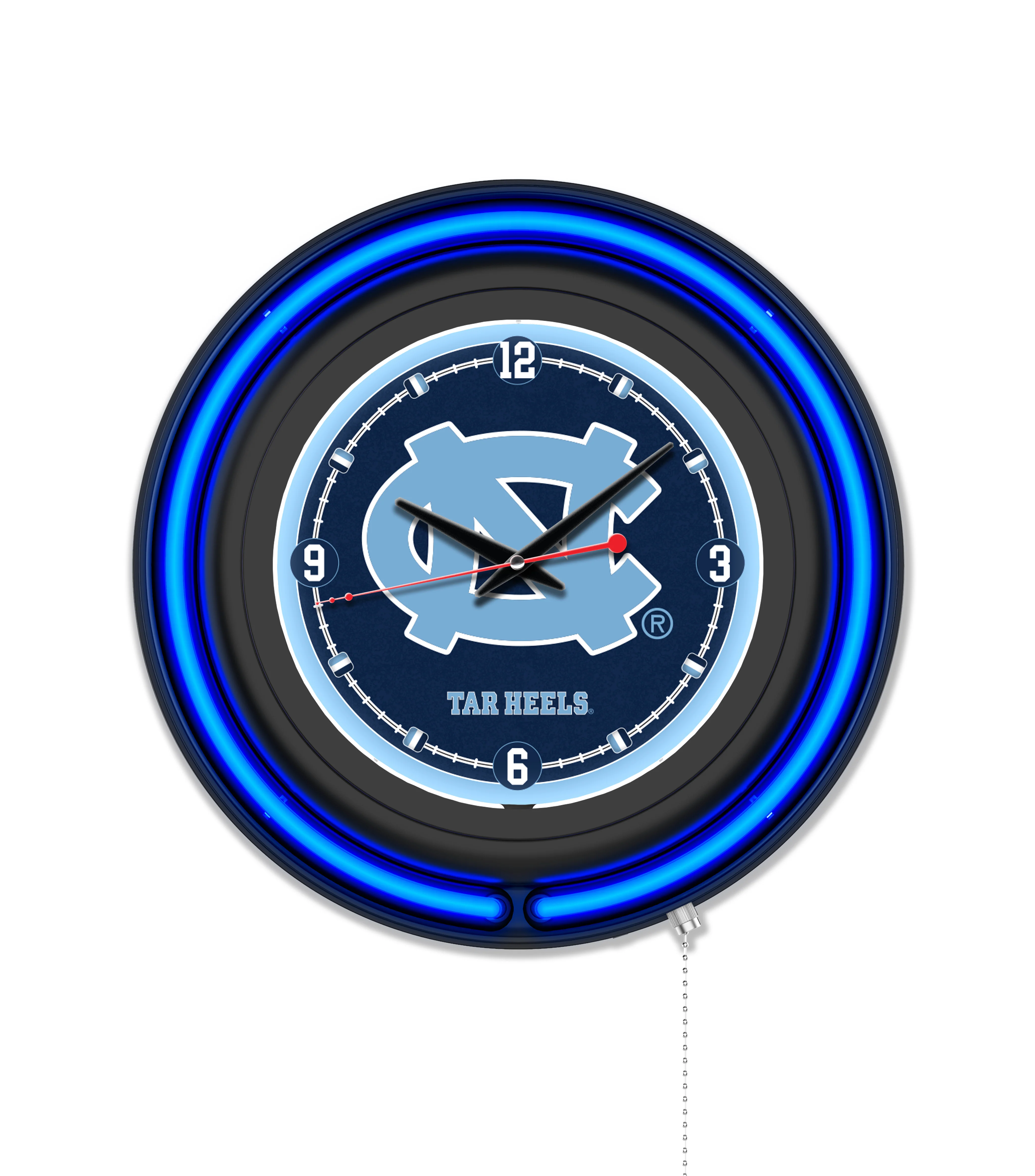 NCAA Licensed Black Case 15" Neon Clock - Image 57
