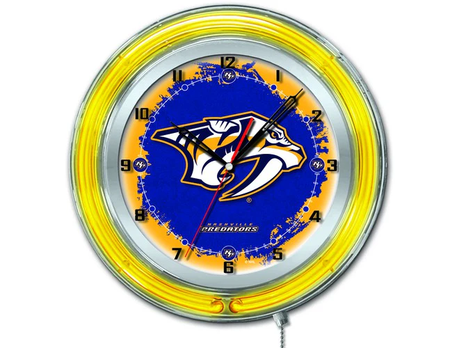 NHL Licensed 19" Neon Clock - Image 16
