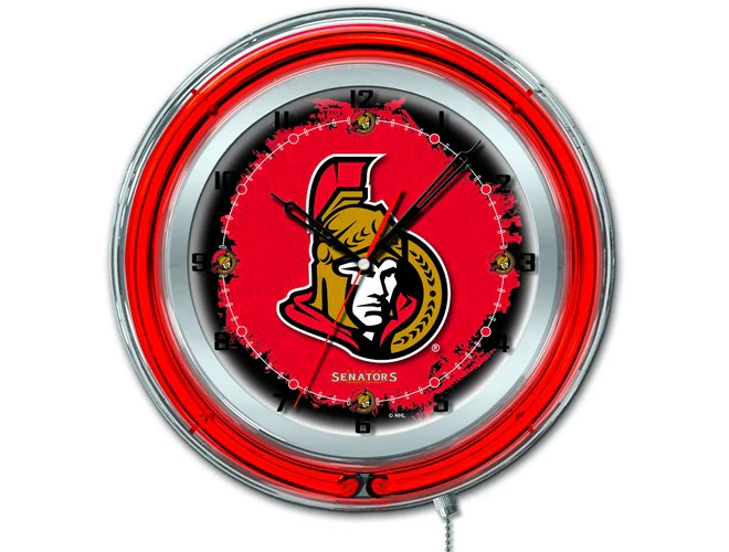 NHL Licensed 19" Neon Clock - Image 19