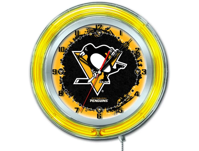 NHL Licensed 19" Neon Clock - Image 21