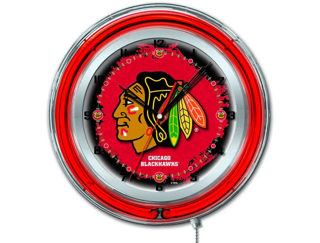 NHL Licensed 19" Neon Clock - Image 6