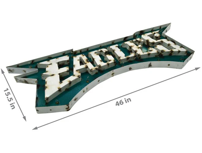 Imperial USA NFL Lighted Recycled Metal Sign - Image 33