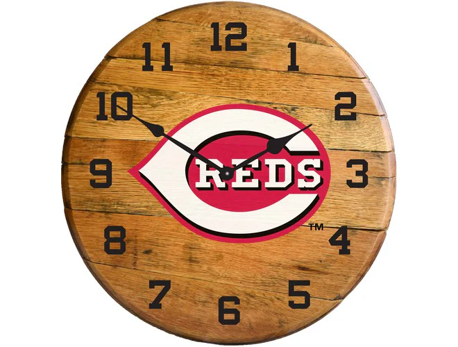 Imperial USA Officially Licensed MLB Oak Barrel Clock - Image 10