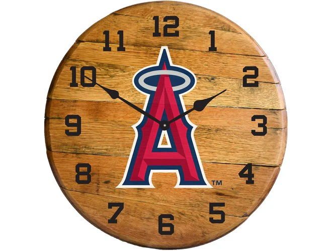 Imperial USA Officially Licensed MLB Oak Barrel Clock - Image 16