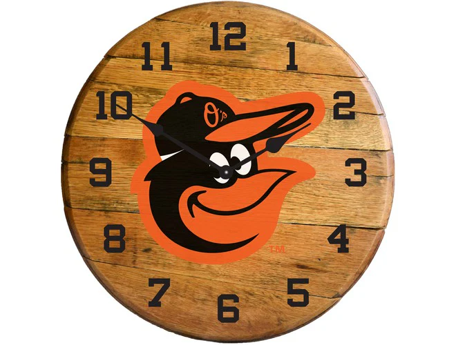 Imperial USA Officially Licensed MLB Oak Barrel Clock - Image 17