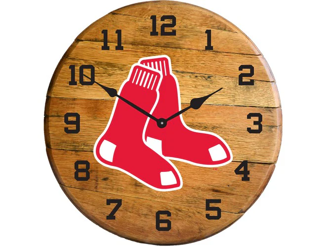 Imperial USA Officially Licensed MLB Oak Barrel Clock - Image 6