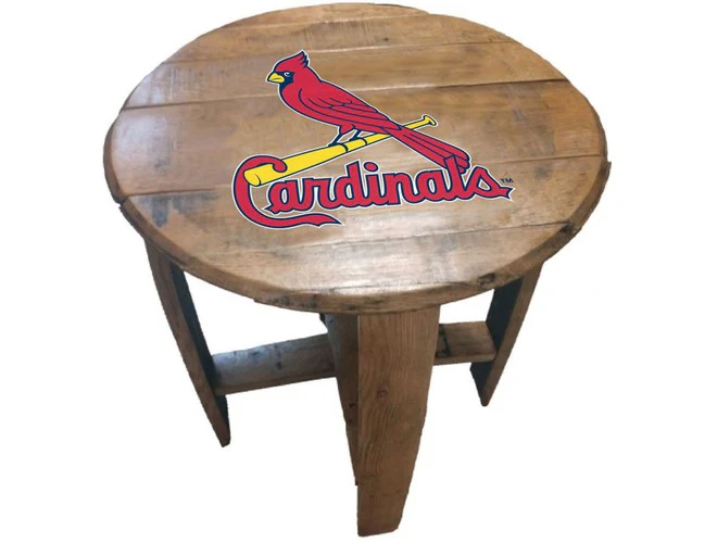 Imperial USA Officially Licensed MLB Oak Barrel Side Table - Image 10