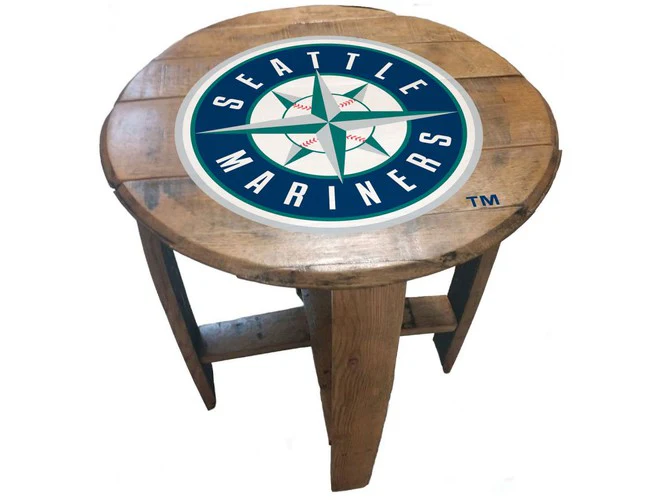 Imperial USA Officially Licensed MLB Oak Barrel Side Table - Image 11