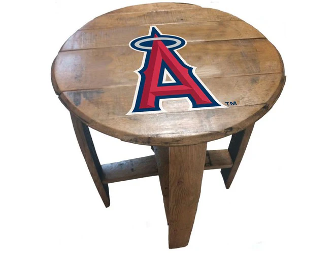 Imperial USA Officially Licensed MLB Oak Barrel Side Table - Image 15