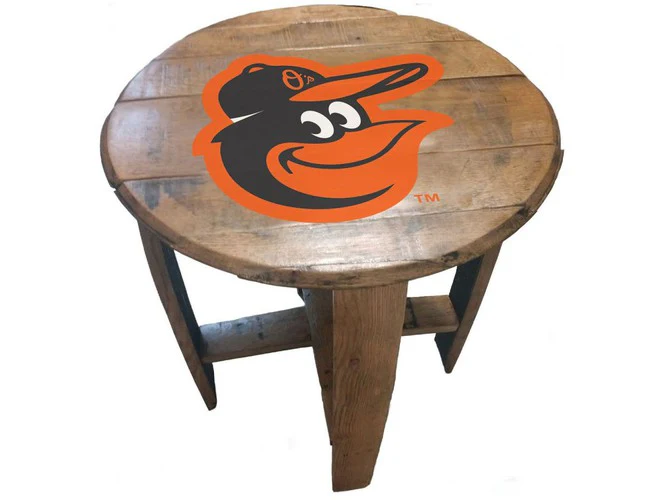 Imperial USA Officially Licensed MLB Oak Barrel Side Table - Image 16