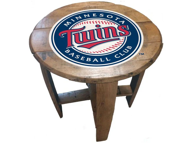 Imperial USA Officially Licensed MLB Oak Barrel Side Table - Image 19