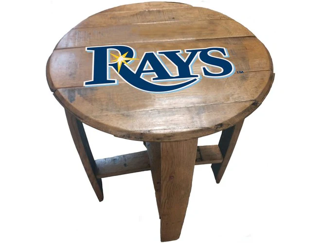 Imperial USA Officially Licensed MLB Oak Barrel Side Table - Image 21